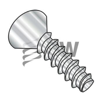 4-20 x 1/2  Phillips Flat Plastite Alternative 48-2 Full Thread 410 Stainless Passivated Wa x , 0408LPF410