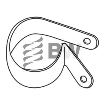 1/4 x .167 x .410  Standard Cable Clamps Nylon, 250167CCN06