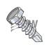 Hex, Unslotted, Steel Zinc Self-Drilling Screws