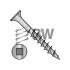 Bugle Square Recess Deck Screws