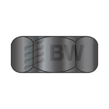 1/2-13 Finished Hex Nut Black Zinc