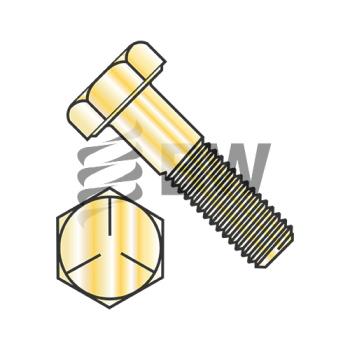 5/16in-18 X 2in  MS90725 Military Hex Head Cap Screw Coarse Thread Cadmium Yellow Grade 5 DFAR, MS90725-40