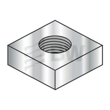 3/8-16  Square Machine Screw Nut 18-8 Stainless Steel
