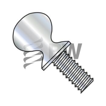 8-32 x 3/8  Thumb Screw With Shoulder Full Thread Zinc, 0806TS
