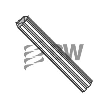 #14  x  1 1/2 Fluted Plastic Anchor Ductile Plastic, 1424PAF