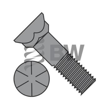 3/4-10in X 3 1/4in Grade 8 Plow Bolt W/ No. 3 Flat Head, Plain