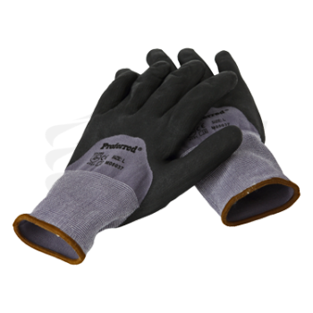 M05 Industrial Gloves Black Nitrile _ Palmdots