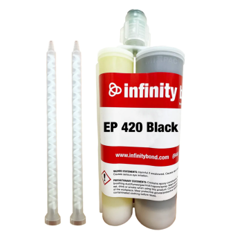 400ml INFINITY EP-420 High-Peel and Shear-Strength Epoxy - 25 Minute Open Time (Black), INFINITY EP-420-400ML-BLK