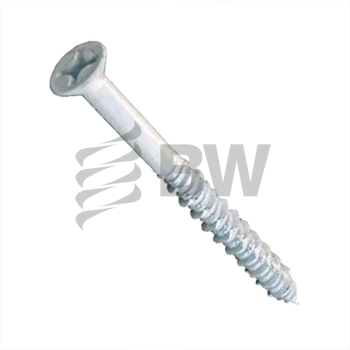 1/4 X 3 1/4 Trim Head Phil, White Tapking Sd Concrete Screws, Durablecoat